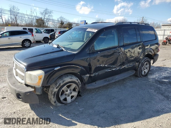 2006 Dodge Durango SXT with VIN 1D4HD38K36F114467, listed as a Copart auction lot 43399475 with 245,547 mi miles and Salvage title. Bid and sale history available at DreamBid. Image 1.