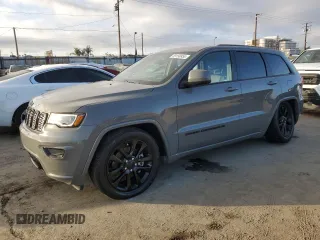 2022 Jeep Grand Cherokee WK Laredo X with VIN 1C4RJEAG2NC128498, listed as a Copart auction lot 89158855 with 17,345 mi miles and Salvage Title. Bid and sale history available at carsss.com. Image 1.