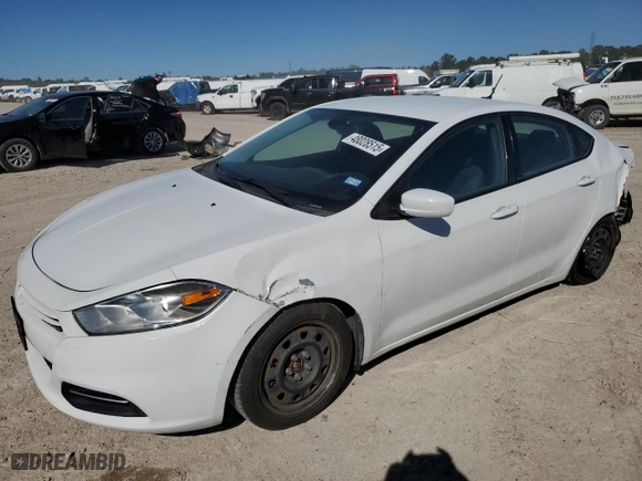 2015 Dodge Dart SE with VIN 1C3CDFAAXFD402710, listed as a Copart auction lot 48028515 with 35,735 mi miles and Salvage Title. Bid and sale history available at carsss.com. Image 1.