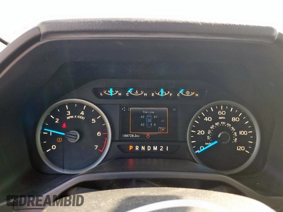2017 Ford F-150 XL with VIN 1FTEX1CP9HKC59876, listed as a Copart auction lot 52793685 with 58,728 mi miles and Salvage Title. Bid and sale history available at carsss.com. Image 9.