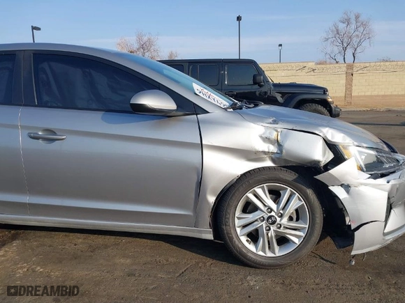 2020 Hyundai Elantra SEL with VIN 5NPD84LF7LH614665, listed as a IAAI auction lot 41407540 with 66,173 mi miles. Bid and sale history available at carsss.com. Image 6.