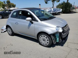 2012 FIAT 500 Pop with VIN 3C3CFFDR0CT366754, listed as a Copart auction lot 63065355 with 38,222 mi miles and Salvage title. Bid and sale history available at DreamBid. Image 4.