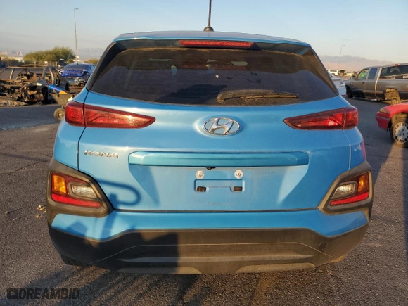 2020 Hyundai Kona SE with VIN KM8K12AA7LU543315, listed as a Copart auction lot 74950094 with 72,157 mi miles and Salvage Title. Bid and sale history available at carsss.com. Image 6.
