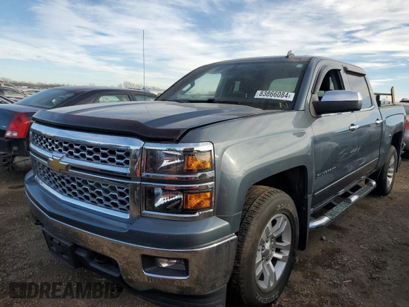 2014 Chevrolet Silverado 1500 LT with VIN 3GCUKREC7EG322253, listed as a Copart auction lot 83866084 with Not Provided miles and Salvage Title. Bid and sale history available at DreamBid. Image 1.