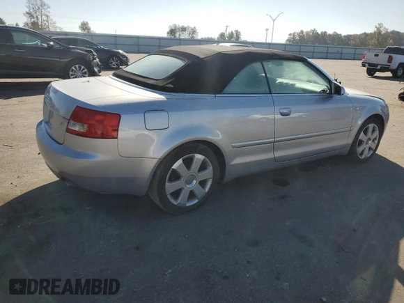 2005 Audi A4 1.8T with VIN WAUAC48H05K007522, listed as a Copart auction lot 77633904 with 151,292 mi miles and Salvage Title. Bid and sale history available at carsss.com. Image 3.