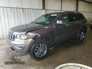2017 Jeep Grand Cherokee Limited with VIN 1C4RJFBG0HC760344, listed as a Copart auction lot 64775015 with 91,997 mi miles and Salvage title. Bid and sale history available at DreamBid. Image 1.