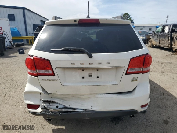 2017 Dodge Journey SXT with VIN 3C4PDCBG3HT533800, listed as a Copart auction lot 46823095 with 134,560 mi miles and Salvage Title. Bid and sale history available at carsss.com. Image 6.