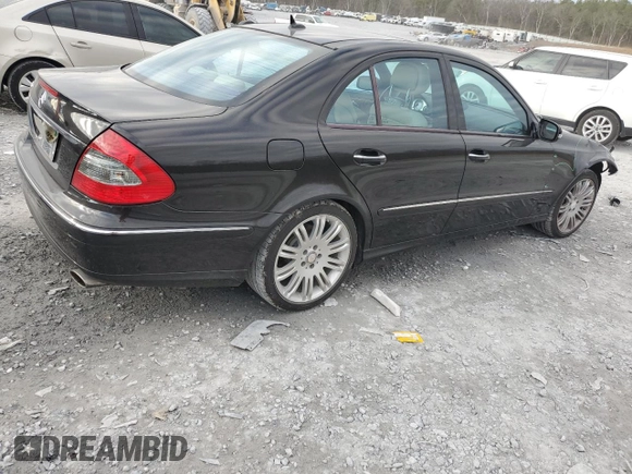 2008 Mercedes-Benz E-Class Luxury 3.5L with VIN WDBUF56X48B209208, listed as a Copart auction lot 44258895 with 187,773 mi miles and Salvage Title. Bid and sale history available at carsss.com. Image 3.