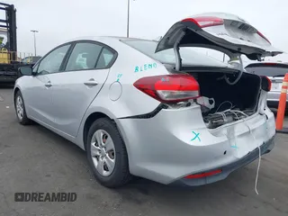 2017 Kia Forte LX with VIN 3KPFK4A74HE100015, listed as a IAAI auction lot 41894601 with 73,945 mi miles and . Bid and sale history available at carsss.com. Image 3.