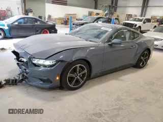 2024 Ford Mustang EcoBoost with VIN 1FA6P8TH6R5127413, listed as a Copart auction lot 49293395 with 14,569 mi miles and Salvage Title. Bid and sale history available at DreamBid. Image 1.