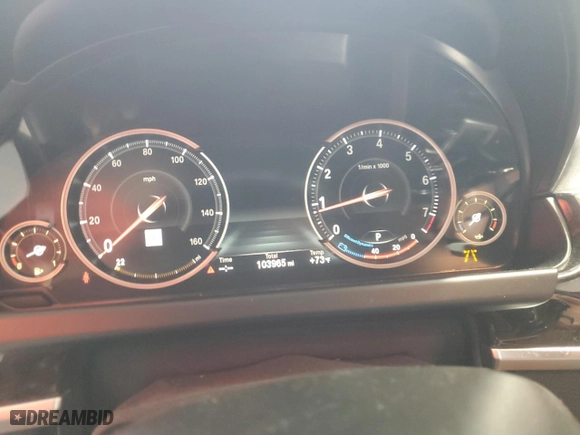 2016 BMW 6 Series 650i xDrive with VIN WBA6D6C55GGF94711, listed as a Copart auction lot 52917475 with 103,965 mi miles and Non Repairable. Bid and sale history available at carsss.com. Image 9.
