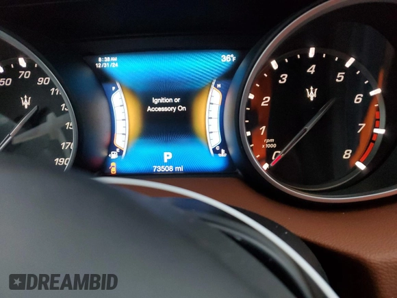 2017 Maserati Levante с VIN ZN661XUS6HX254437, выставлен на аукционе Copart как лот 87010694 с пробегом 73 508 миль миль и Списание • Salvage title. История ставок и продаж доступна на DreamBid. Изображение 9.
