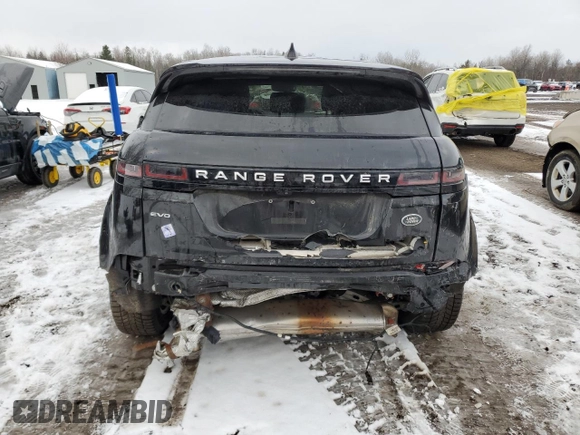 2020 Land Rover Range Rover Evoque S with VIN SALZJ2FX6LH015282, listed as a Copart auction lot 47832145 with 70,840 mi miles and Clean Title. Bid and sale history available at carsss.com. Image 6.
