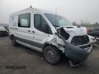 2017 Ford Transit with VIN 1FTYE2CM5HKA89613, listed as a Copart auction lot 50352255 with Not Provided miles and Salvage Title. Bid and sale history available at carsss.com. Image 4.