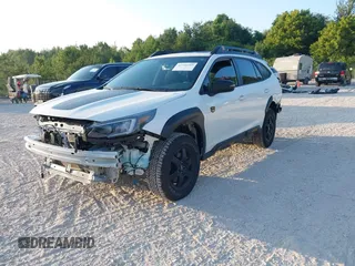 2025 Subaru Outback Wilderness with VIN 4S4BTGUD0S3118732, listed as a IAAI auction lot 42731589 with 9,399 mi miles and . Bid and sale history available at DreamBid. Image 19.