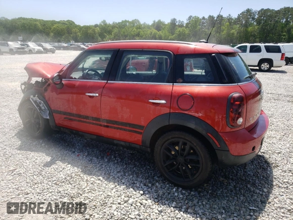 2015 MINI Countryman with VIN WMWZB3C56FWR44186, listed as a Copart auction lot 53636785 with 115,472 mi miles and Salvage Title. Bid and sale history available at DreamBid. Image 2.