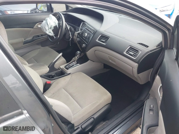 2013 Honda Civic Sdn LX with VIN 19XFB2F5XDE278355, listed as a IAAI auction lot 40952951 with 106,253 mi miles. Bid and sale history available at carsss.com. Image 5.