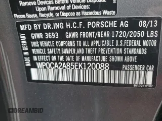 2014 Porsche Boxster z VIN WP0CA2A85EK120088, wystawiony jako Copart lot #61135784 z przebiegiem 24 667 mil mil oraz Szkoda całkowita • Salvage title. Historia ofert i sprzedaży dostępna na DreamBid. Obrazek 12.
