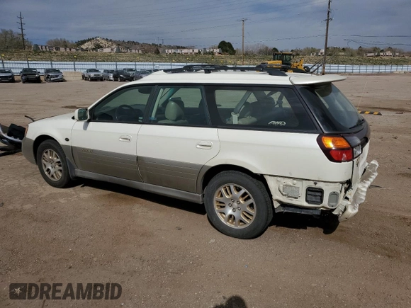 2002 Subaru Legacy Outback L.L. Bean with VIN 4S3BH806827647129, listed as a Copart auction lot 52452145 with 84,846 mi miles and Salvage title. Bid and sale history available at DreamBid. Image 2.