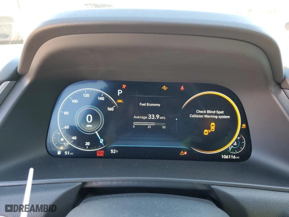 2020 Hyundai Sonata SEL with VIN 5NPEF4JA7LH060755, listed as a Copart auction lot 45765235 with 106,116 mi miles and Salvage Title. Bid and sale history available at carsss.com. Image 9.