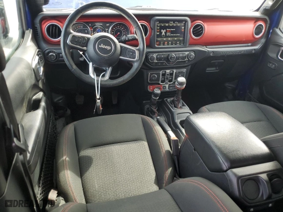 2018 Jeep Wrangler Unlimited Rubicon with VIN 1C4HJXFG5JW187683, listed as a Copart auction lot 47352015 with 85,590 mi miles and Salvage Title. Bid and sale history available at carsss.com. Image 8.