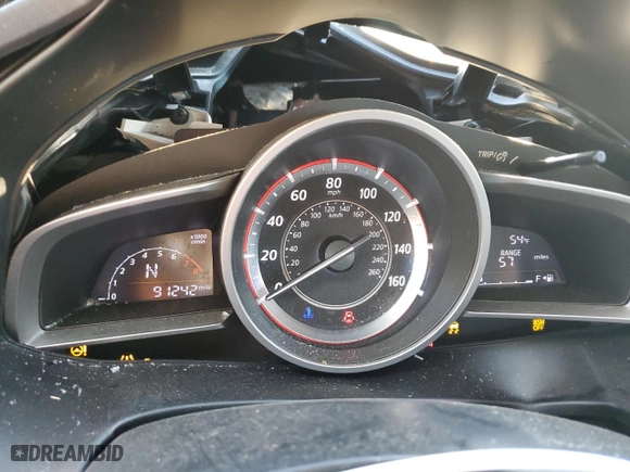 2016 Mazda Mazda3 i Sport with VIN 3MZBM1U76GM278643, listed as a Copart auction lot 48561935 with 91,242 mi miles and Salvage Title. Bid and sale history available at carsss.com. Image 9.