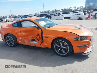 2021 Ford Mustang GT with VIN 1FA6P8CF5M5114482, listed as a IAAI auction lot 41613528 with 63,216 mi miles. Bid and sale history available at carsss.com. Image 13.