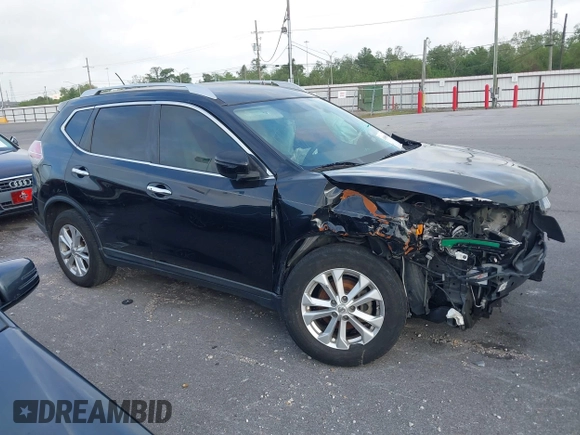 2016 Nissan Rogue SV with VIN KNMAT2MT9GP614414, listed as a IAAI auction lot 41968457 with 252,533 mi miles and . Bid and sale history available at carsss.com. Image 13.