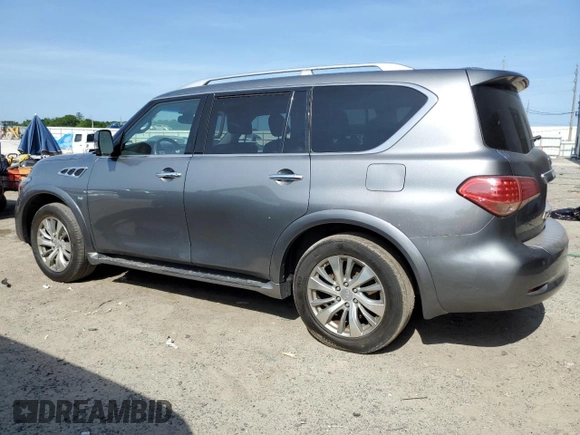 2017 Infiniti QX80 with VIN JN8AZ2NE1H9154321, listed as a Copart auction lot 54589335 with Not provided miles and Clean title. Bid and sale history available at DreamBid. Image 2.