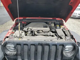 2021 Jeep Wrangler Unlimited Willys with VIN 1C4HJXDM8MW603982, listed as a Copart auction lot 52986495 with 80,474 mi miles and Salvage title. Bid and sale history available at DreamBid. Image 12.