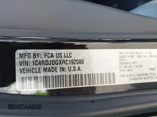 2024 Dodge Durango GT Plus z VIN 1C4RDJDGXRC192080, wystawiony jako IAAI lot #42499069 z przebiegiem 30 747 mil mil oraz . Historia ofert i sprzedaży dostępna na DreamBid. Obrazek 9.