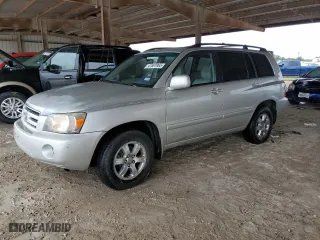 2007 Toyota Highlander with VIN JTEHP21A570203800, listed as a Copart auction lot 47697965 with 134,965 mi miles and Salvage Title. Bid and sale history available at carsss.com. Image 1.