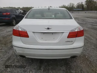 2009 Hyundai Genesis with VIN KMHGC46E29U039092, listed as a Copart auction lot 51525935 with 83,191 mi miles and Salvage Title. Bid and sale history available at DreamBid. Image 6.