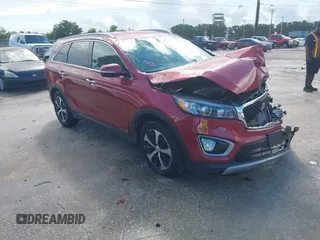 2018 Kia Sorento EX z VIN 5XYPHDA50JG346392, wystawiony jako IAAI lot #42464525 z przebiegiem 114 576 mil mil oraz . Historia ofert i sprzedaży dostępna na DreamBid. Obrazek 1.