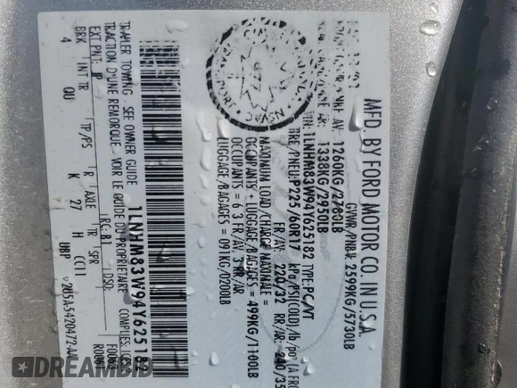 2004 Lincoln Town Car Ultimate z VIN 1LNHM83W94Y625182, wystawiony jako Copart lot #55632185 z przebiegiem 179 597 mil mil oraz Szkoda całkowita • Salvage title. Historia ofert i sprzedaży dostępna na DreamBid. Obrazek 12.