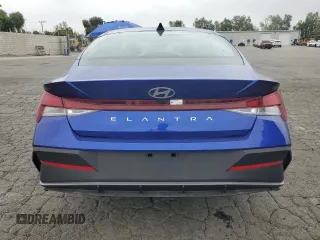 2024 Hyundai Elantra SEL with VIN KMHLM4DG6RU762928, listed as a Copart auction lot 52983615 with 3,462 mi miles and Salvage Title. Bid and sale history available at carsss.com. Image 6.