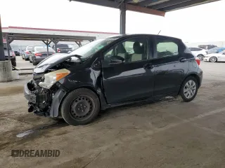 2012 Toyota Yaris L with VIN JTDKTUD32CD538045, listed as a Copart auction lot 52910945 with 139,477 mi miles and Clean Title. Bid and sale history available at carsss.com. Image 1.