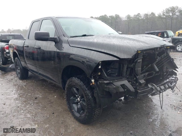2018 Ram 1500 Express with VIN 1C6RR7FG5JS198453, listed as a IAAI auction lot 41536500 with 76,602 mi miles. Bid and sale history available at carsss.com. Image 1.