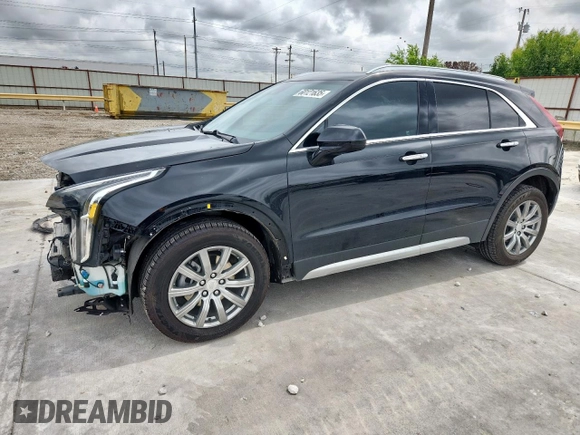 2020 Cadillac XT4 FWD Premium Luxury with VIN 1GYFZCR40LF073517, listed as a Copart auction lot 60121635 with 79,450 mi miles and Salvage title. Bid and sale history available at DreamBid. Image 1.