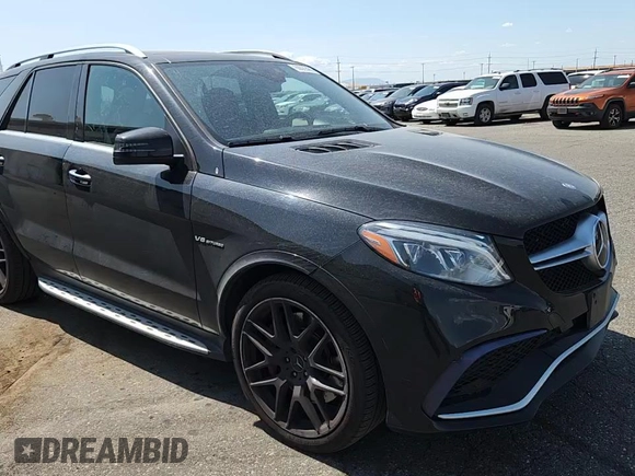 2017 Mercedes-Benz GLE 63 S AMG with VIN 4JGDA7FB4HA859545, listed as a Copart auction lot 60029485 with 65,941 mi miles and Salvage title. Bid and sale history available at DreamBid. Image 14.