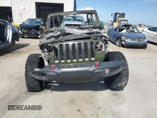 2021 Jeep Wrangler Rubicon with VIN 1C4HJXCG2MW807639, listed as a Copart auction lot 50533135 with Not provided miles and Non repairable. Bid and sale history available at DreamBid. Image 5.