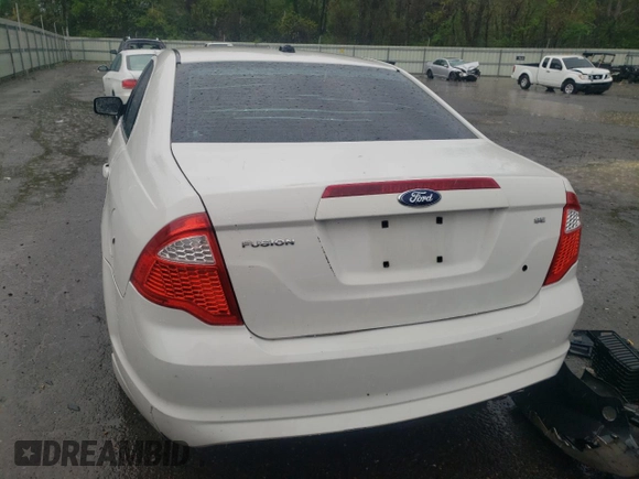 2010 Ford Fusion SE with VIN 3FAHP0HA5AR252443, listed as a Copart auction lot 51155935 with 320,416 mi miles and Salvage Title. Bid and sale history available at carsss.com. Image 6.