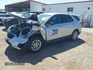 2020 Chevrolet Equinox LT with VIN 3GNAXUEV5LS533929, listed as a IAAI auction lot 41996159 with 46,466 mi miles and . Bid and sale history available at DreamBid. Image 2.