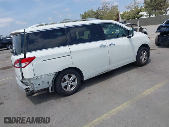 2016 Nissan Quest SL with VIN JN8AE2KP7G9154453, listed as a IAAI auction lot 39544605 with 163,185 mi miles and . Bid and sale history available at DreamBid. Image 4.