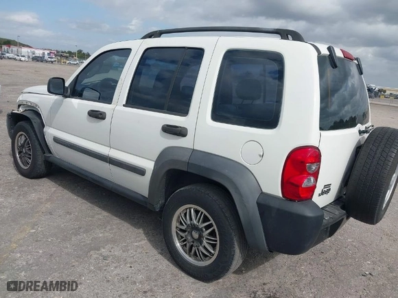 2007 Jeep Liberty Sport with VIN 1J4GK48K57W633312, listed as a IAAI auction lot 41893171 with 116,331 mi miles. Bid and sale history available at carsss.com. Image 3.