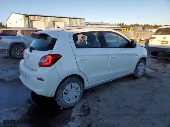 2020 Mitsubishi Mirage ES with VIN ML32A3HJ3LH010678, listed as a Copart auction lot 43037805 with 35,000 mi miles and Salvage Title. Bid and sale history available at carsss.com. Image 3.