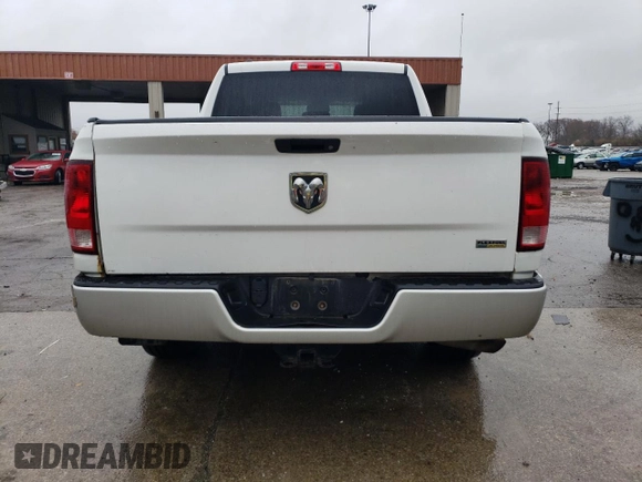 2013 Ram 1500 Tradesman with VIN 1C6RR7KP6DS618098, listed as a Copart auction lot 80844274 with 115,500 mi miles and Salvage Title. Bid and sale history available at carsss.com. Image 6.