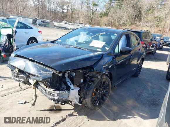 2024 Subaru Impreza RS with VIN JF1GUHHC7R8272422, listed as a IAAI auction lot 41748950 with 26,060 mi miles and . Bid and sale history available at DreamBid. Image 2.