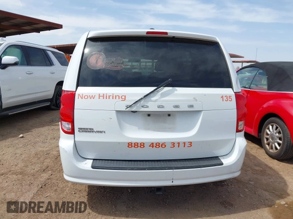 2017 Dodge Grand Caravan SE with VIN 2C4RDGBG6HR849484, listed as a IAAI auction lot 41946595 with 308,031 mi miles and . Bid and sale history available at DreamBid. Image 16.