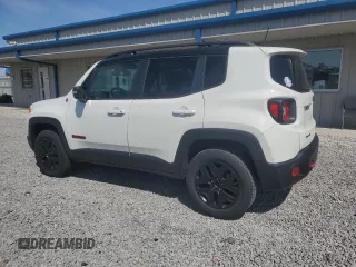 2018 Jeep Renegade Trailhawk with VIN ZACCJBCB2JPG87075, listed as a Copart auction lot 52492795 with 127,596 mi miles and Salvage title. Bid and sale history available at DreamBid. Image 2.